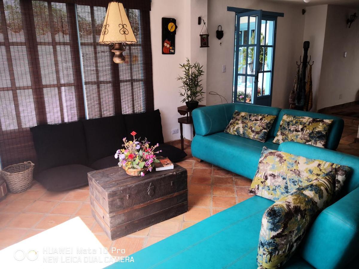 ビージャ・デ・レイバ Casa Azul Leyvaヴィラ エクステリア 写真