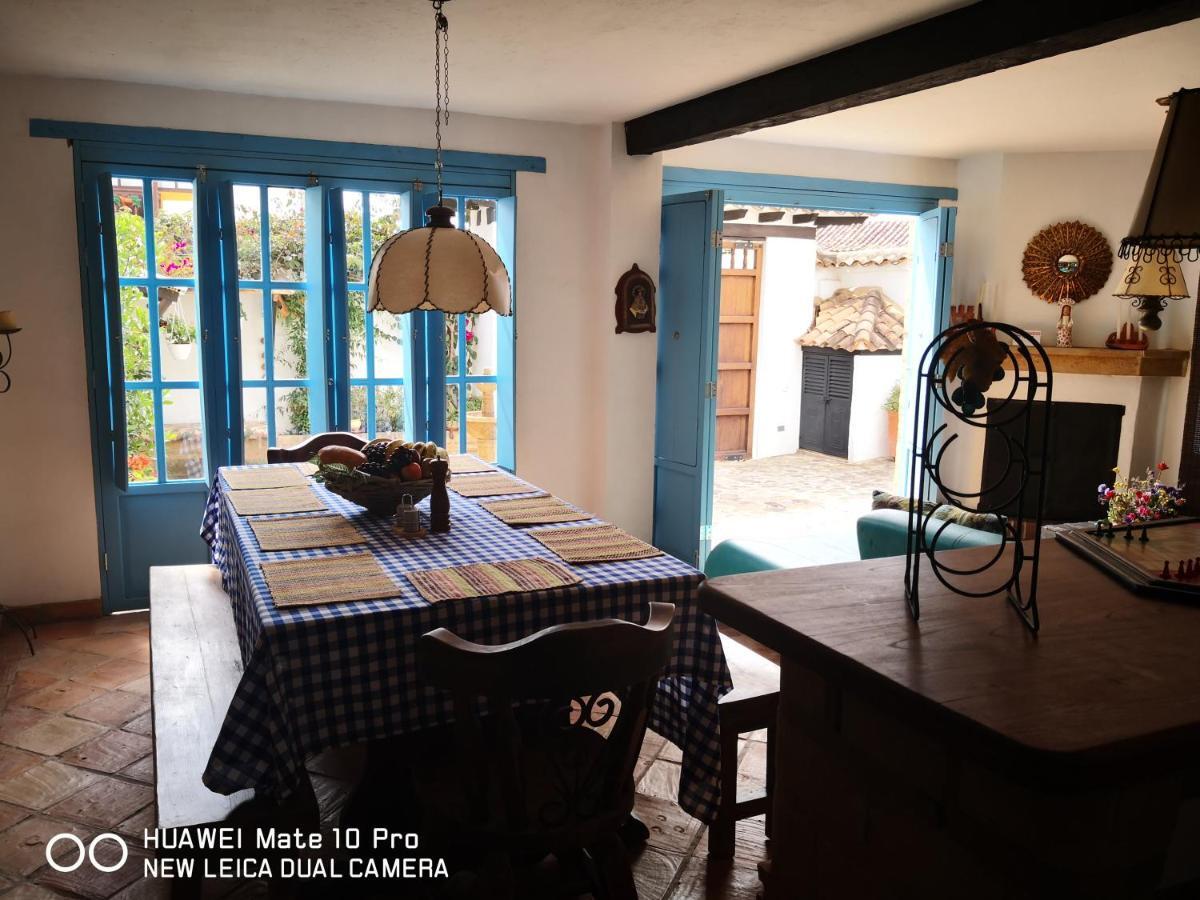 ビージャ・デ・レイバ Casa Azul Leyvaヴィラ エクステリア 写真