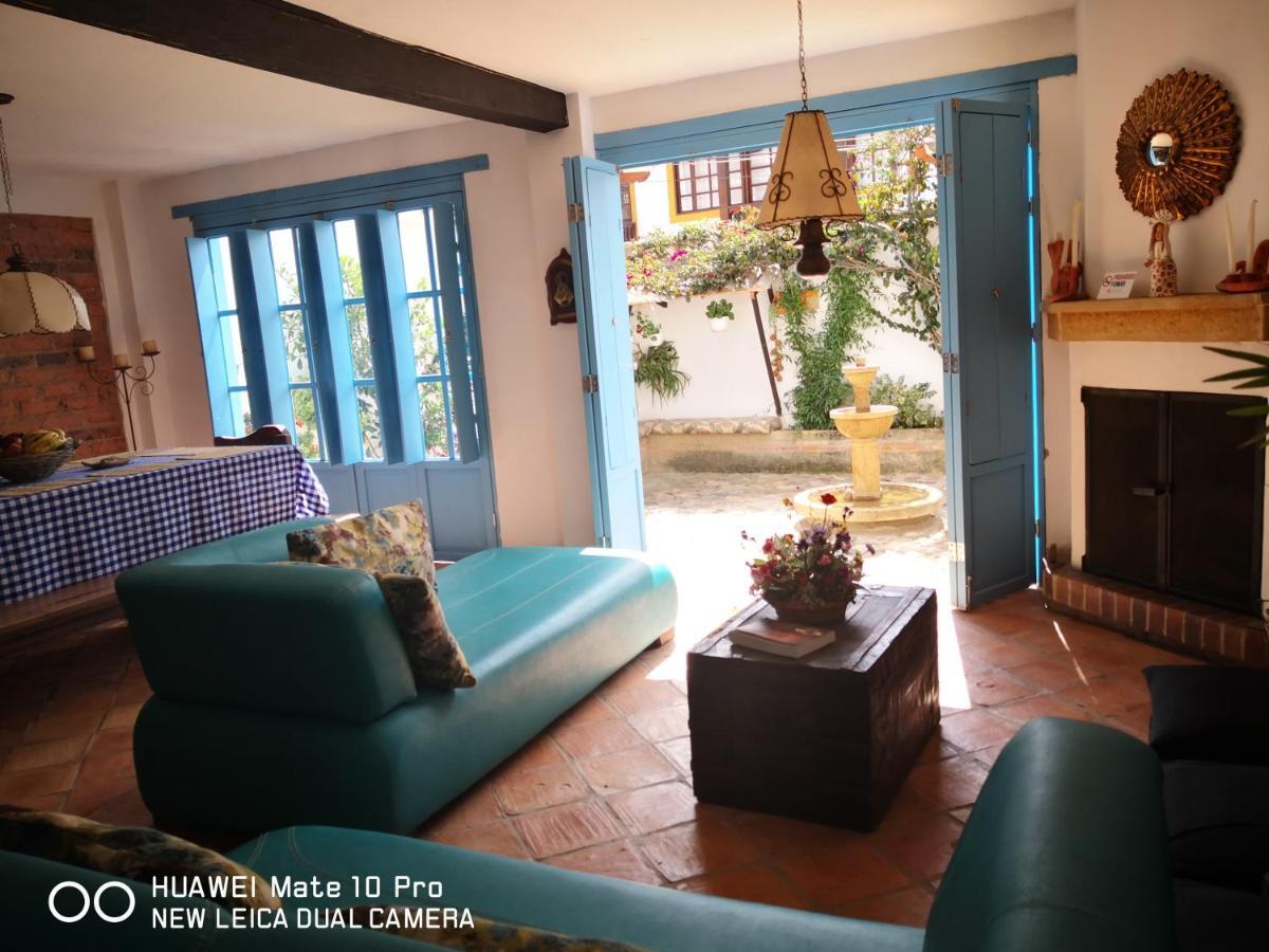ビージャ・デ・レイバ Casa Azul Leyvaヴィラ エクステリア 写真